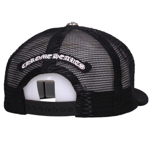クロムハーツ TRUCKER CAP トリプルクロス刺繍付きメッシュ帽子 中古 SJ02