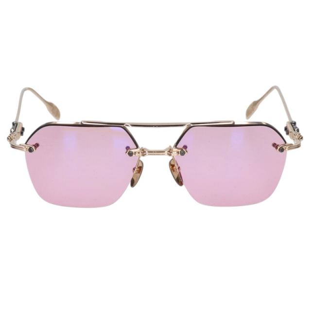 クロムハーツ サイズ:58□18  FLUID フィリグリーモチーフダブルブリッジ眼鏡 中古 SJ02