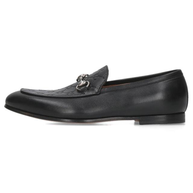 グッチ サイズ:8.5  798997 GG柄ホースビットレザーシューズ 中古 BS99