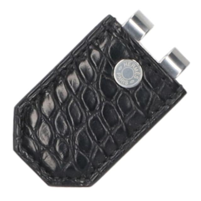 エルメス   B刻印 アリゲーターマネークリップ 中古 SB01