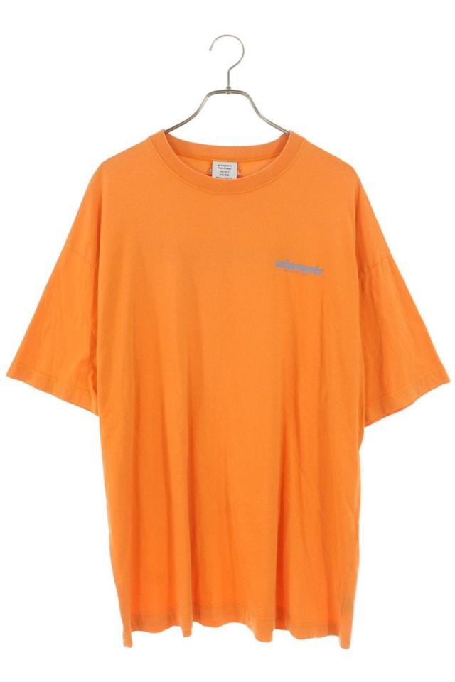 ヴェトモン サイズ:S  WSS18TR7 ロゴプリントTシャツ 中古 BS99