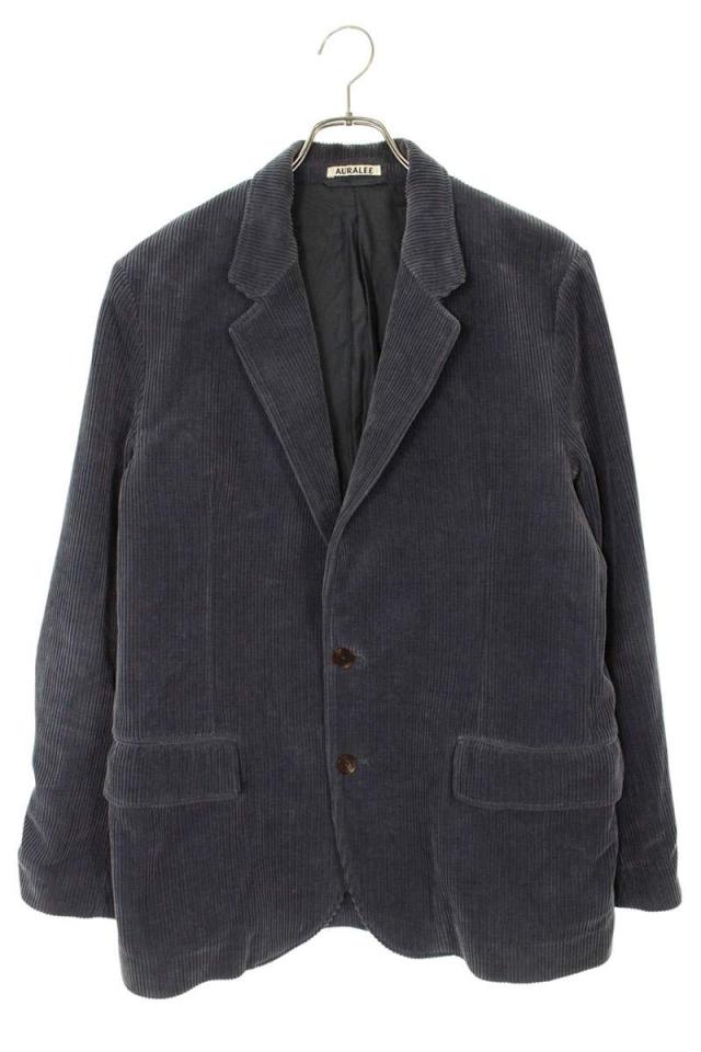 オーラリー サイズ:3  ASHED CORDUROY JACKET A9AJ01FN ウォッシュ加工コーデュロイテーラードジャケット 中古 BS99