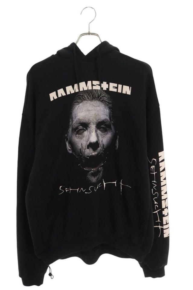 ヴェトモン サイズ:S  17AW  MAH18TR29 アートワークプリントオーバーサイズプルオーバーパーカー 中古 SS13