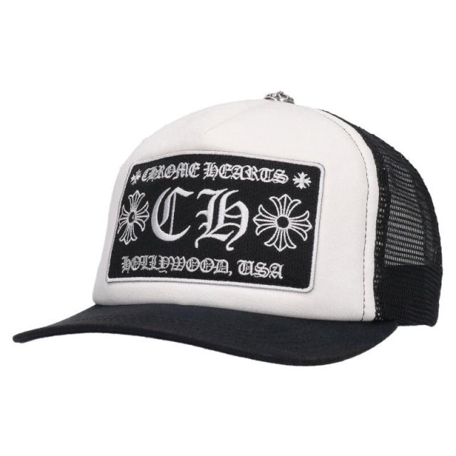 クロムハーツ サイズ:ONE SIZE  TRUCKER CAP トラッカーキャップ CHパッチクロスボール付メッシュキャップ帽子 中古 NO05 クロムハーツ サイズ:ONE SIZE TRUCKER CAP トラッカーキャップ CH