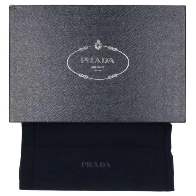 プラダ サイズ:7 2EE342 Re-nylonレースアップダービーレザーシューズ