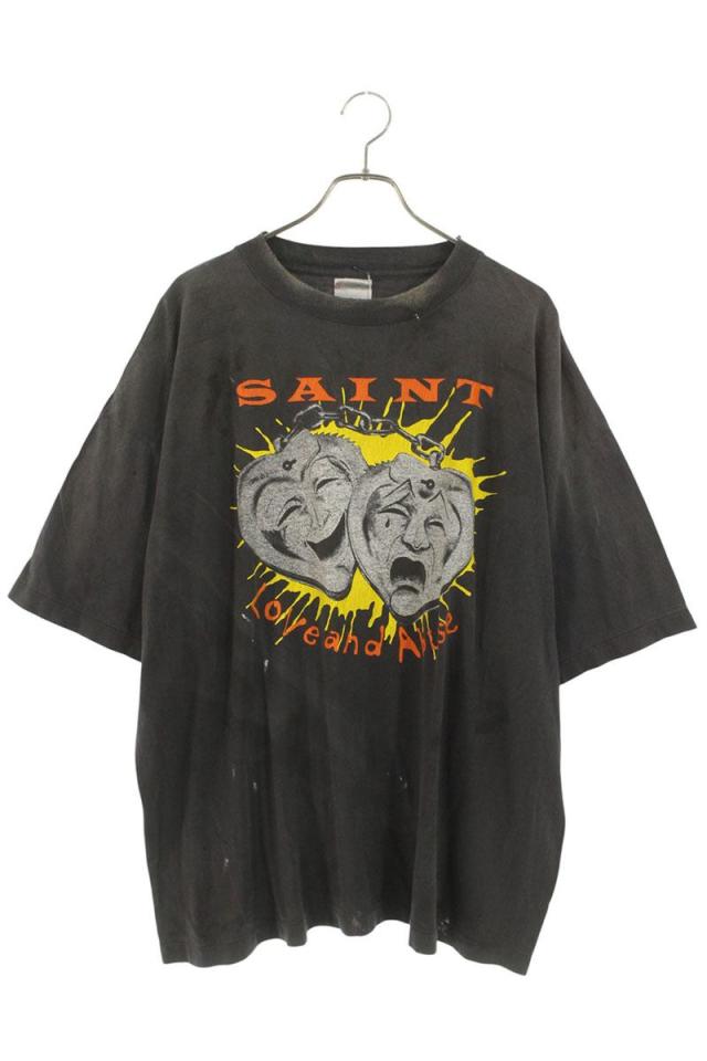 セントマイケル サイズ:XXL  25AW  SM-HR1-0000-010 SAINT MASK プリントTシャツ 中古 SB01
