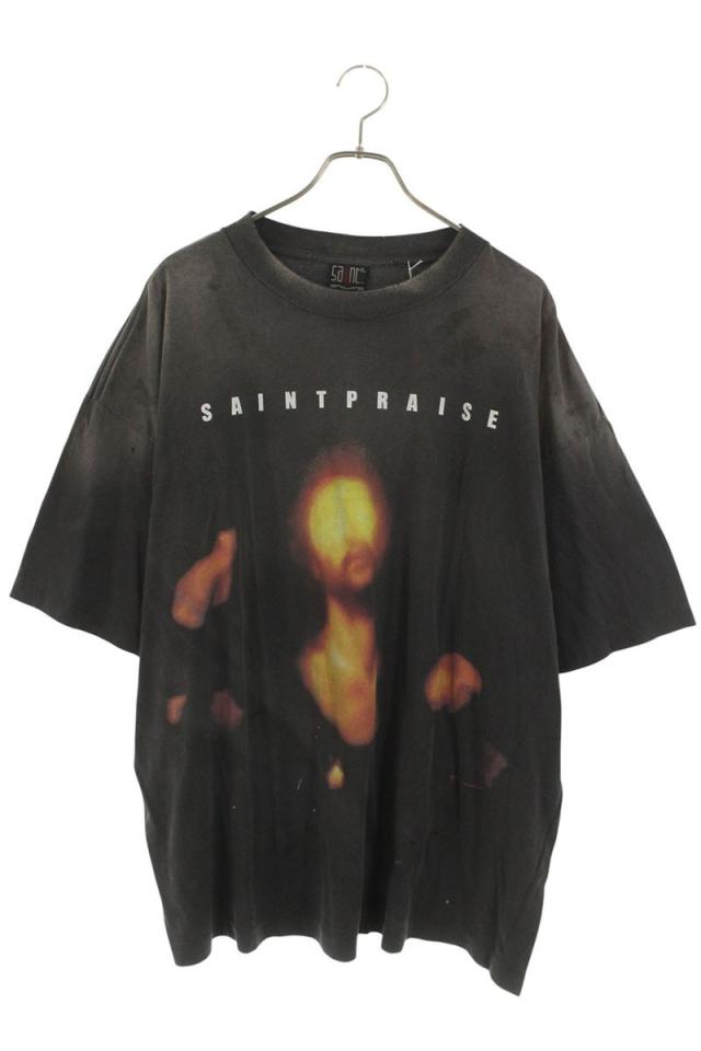 セントマイケル サイズ:XXL  25SS  SM-HR8-0000-010 SAINT PRAISE プリントTシャツ 中古 SB01