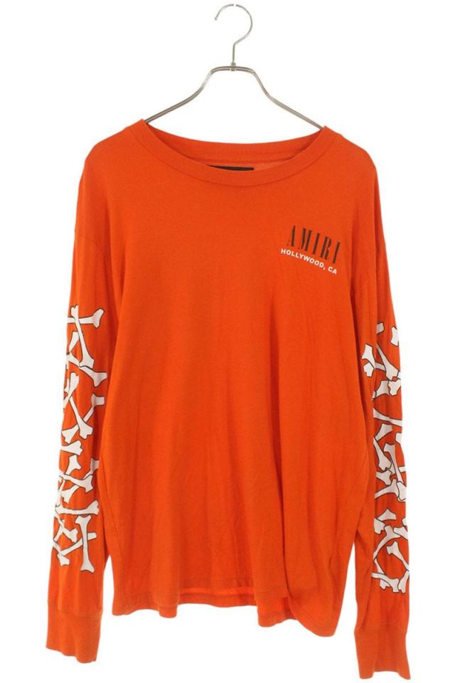 アミリ サイズ:M ボーンプリント長袖カットソー 中古 OM10
