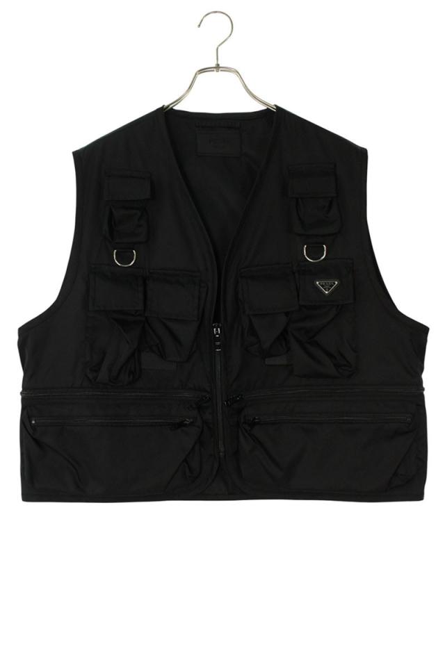 プラダ サイズ:XL  SGC499 Re-Nylonユーティリティナイロンベスト 中古 FK04