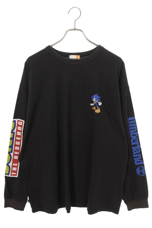 ティンバーランド  ソニック・ザ・ヘッジホッグ サイズ:L  TBC0YH4G 50枚限定 フロスト加工グラフィック長袖カットソー 中古 BS99