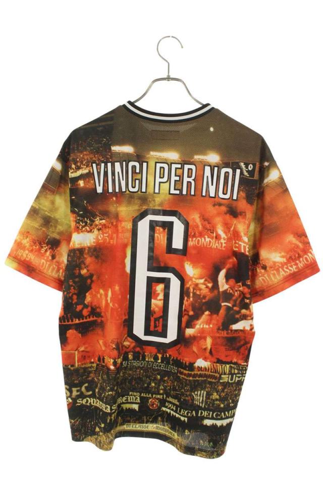 シュプリーム サイズ:M Vinci Per Noi Soccer Jersey 総柄プリント