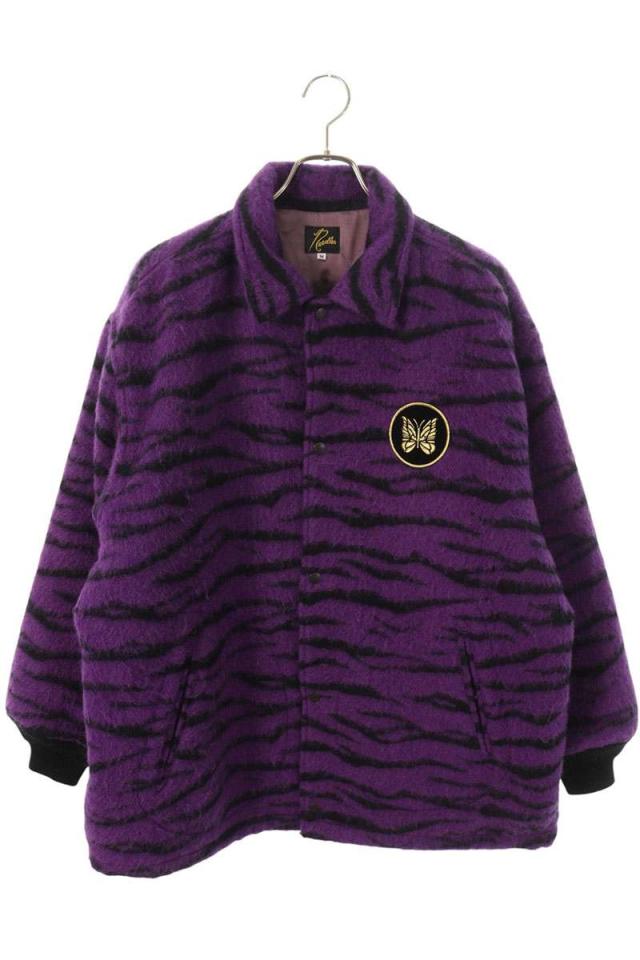 ニードルス サイズ:M  LQ111 タイガー柄シャギーコーチジャケットブルゾン 中古 BS99