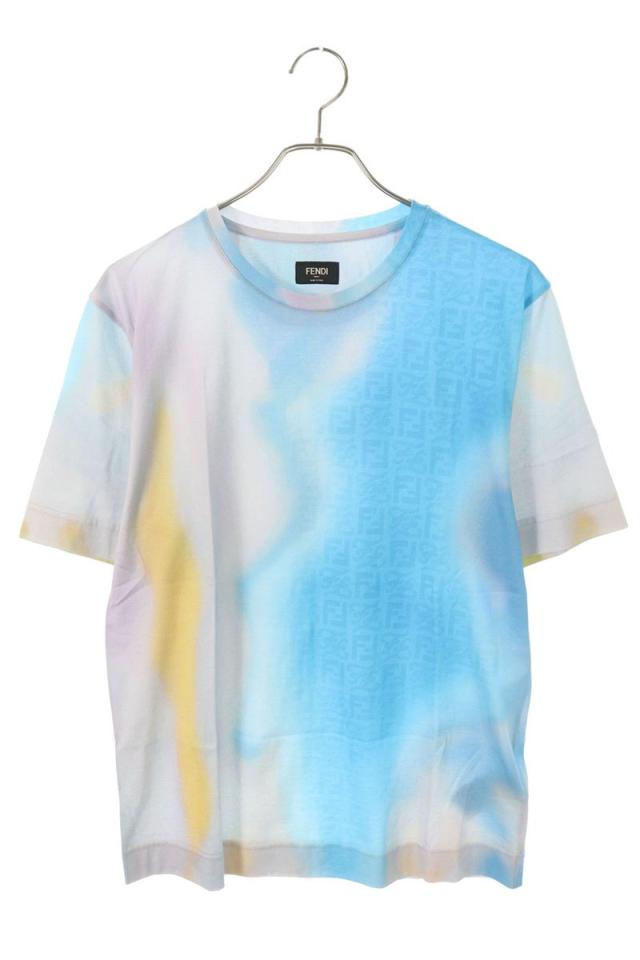 フェンディ サイズ:XS  22SS  FY0936 AIFZ ズッカ柄コットンTシャツ 中古 BS99