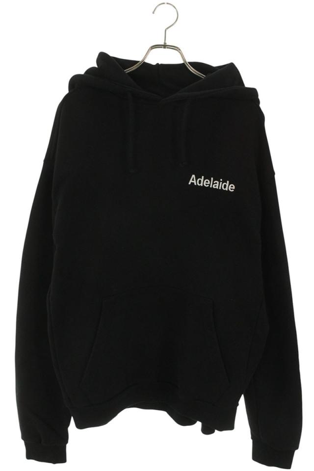 ヴェトモン サイズ:XS  16AW  25周年記念限定50着 ADELAIDE限定 レタリング刺繍オーバーサイズプルオーバーパーカー 中古 SB01