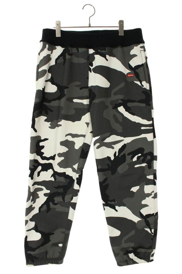 シュプリーム サイズ:S  20AW  Windstopper Sweatpant スモールロゴカモ柄スウェットロングパンツ 中古 BS99