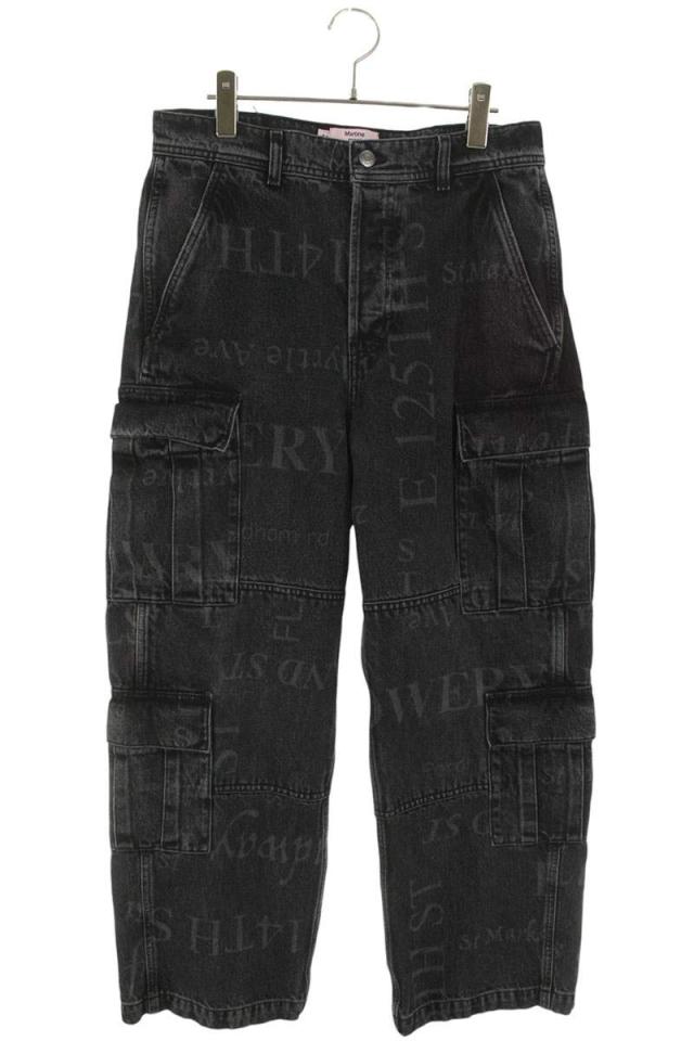 シュプリーム  マーティンローズ サイズ:30インチ  24AW  Denim Cargo Pant カーゴデニムパンツ 中古 BS99