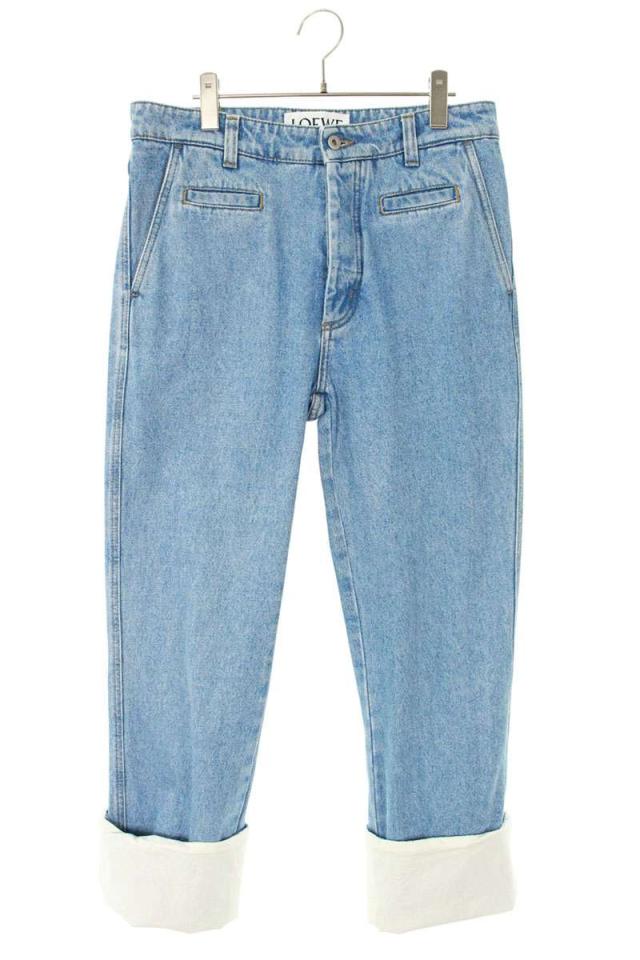 ロエベ サイズ:38  S2292113IB フィッシャーマン フィッシャーマンウォッシュドデニムパンツ 中古 SB01