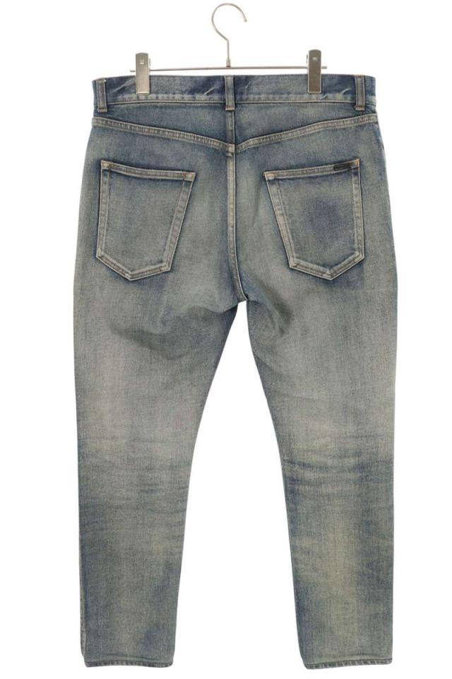 サンローランパリ サイズ:31  622876 Y507R ウォッシュド加工スキニーデニムパンツ 中古 BS99 サンローランパリ サイズ:31 622876 Y507R ウォッシュド加工スキニー