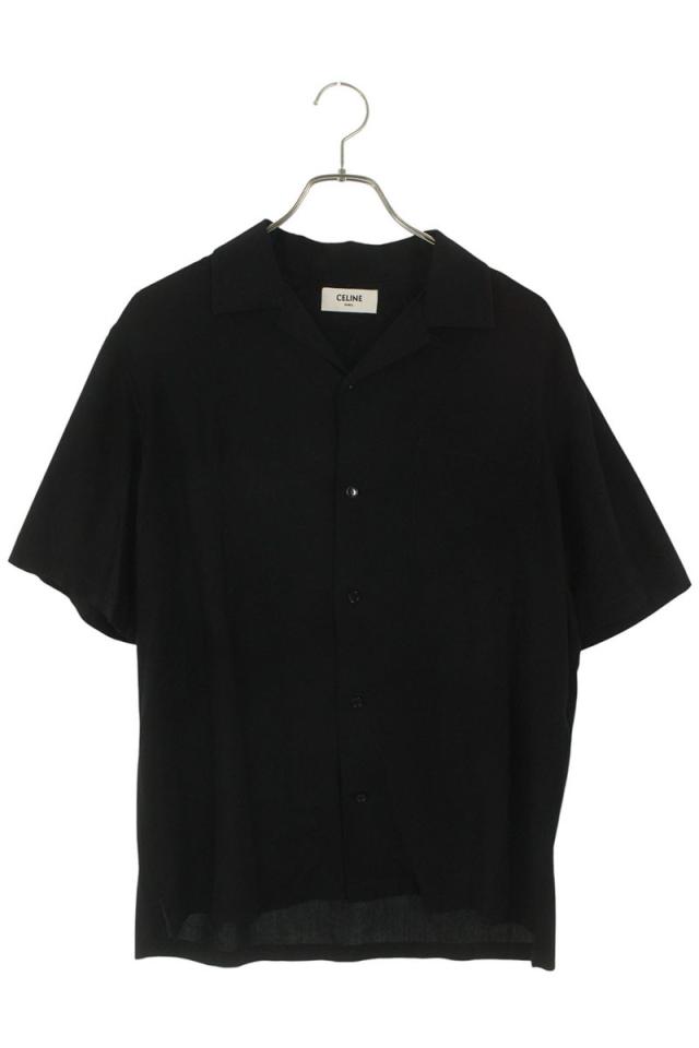 セリーヌ サイズ:37  23SS  2C84A852C.38NO バックロゴ ハワイアン半袖シャツ 中古 BS99