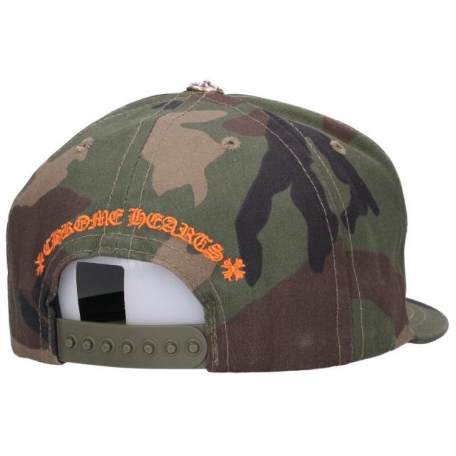 クロムハーツ サイズ:ONE SIZE CH HAT CH刺繍ベースボール帽子 中古 SJ02