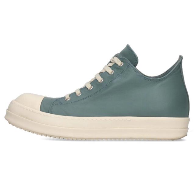 リックオウエンス サイズ:42  RAMONES LOW ラモーンズレザーローカットスニーカー 中古 SB01