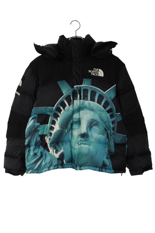 シュプリーム  ノースフェイス サイズ:S  19AW  Statue of Liberty Baltro Jacket 自由の女神バルトロダウンジャケット 中古 OM10