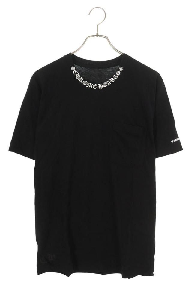クロムハーツ サイズ:M  CH T-SHRT 1 ネックプリントTシャツ 中古 FK04