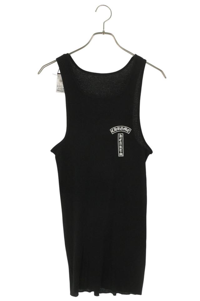 クロムハーツ サイズ:XL  RIB TANK バッククロスプリントリブタンクトップ 中古 SJ02