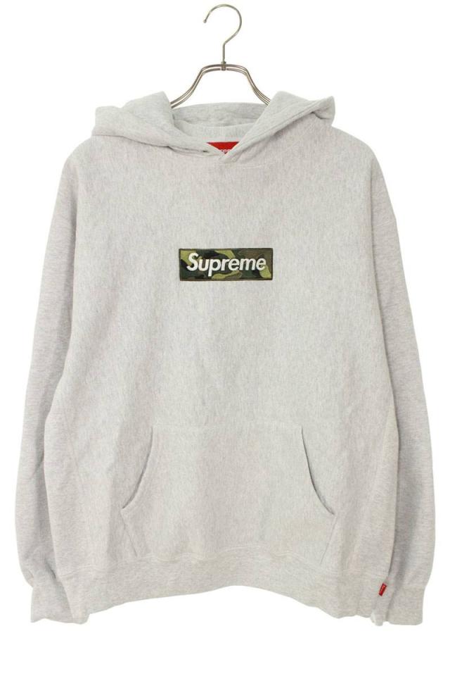 シュプリーム サイズ:L  23AW  Box Logo Hooded Sweatshirt ボックスロゴフーデッドスウェットシャツパーカー 中古 SB01