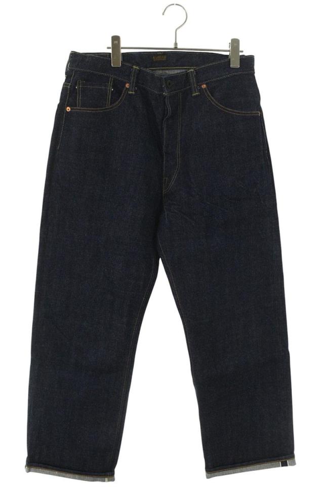 アットラスト サイズ:34インチ  LOT126 大戦モデルボタンフライワイドストレートデニムパンツ 中古 BS99