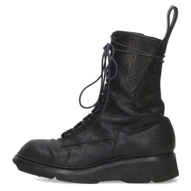 ユリウス サイズ:1  617FWM4 ホースレザーミリタリーコンバットブーツ 中古 BS99
