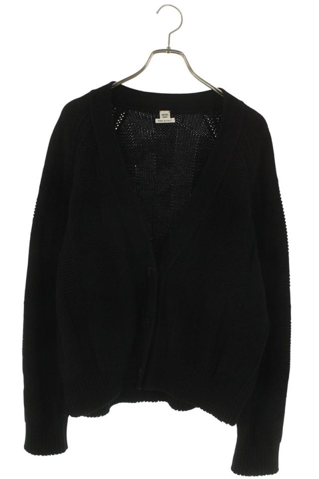 エルメス サイズ:40  3H2701D4 セリエボタンHジャガードニットカーディガン 中古 BS99