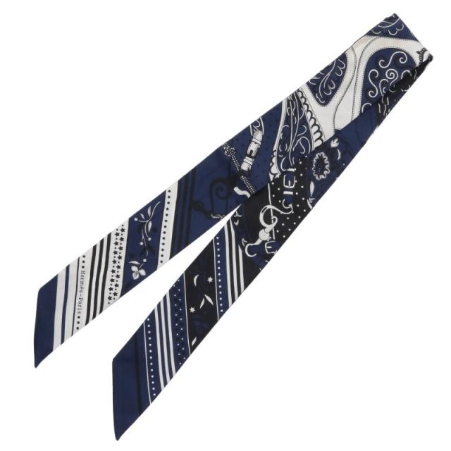 エルメス   アマゾンの祭典・バンダナ ツイリー シルクスカーフ 中古 GZ14 エルメス アマゾンの祭典・バンダナ ツイリー シルクスカーフ 中古 GZ14