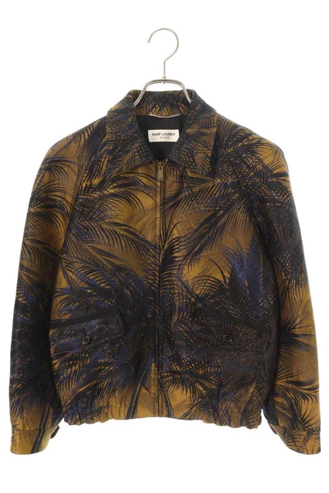 サンローランパリ サイズ:42  637524 Y1C26 ジャガードジップアップブルゾン 中古 OM10