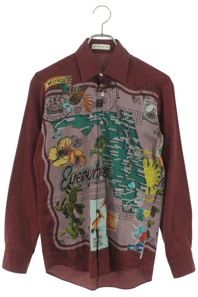 エトロ サイズ:XS 総柄長袖シャツ 中古 BS99