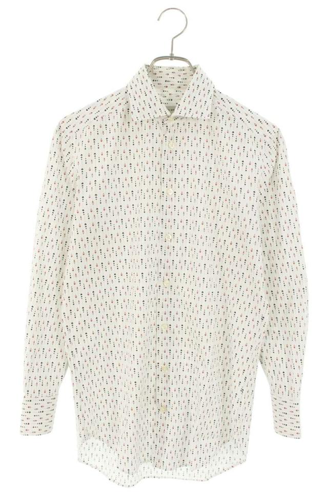 エトロ サイズ:37 トランプ柄長袖シャツ 中古 BS99