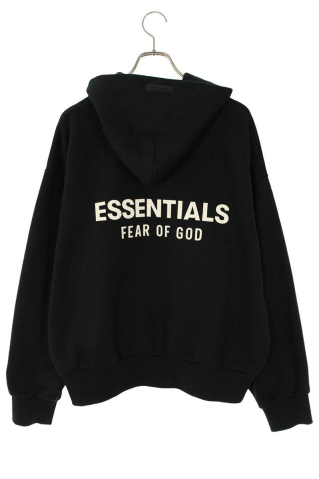 フォグ サイズ:M  ESSENTIALS バックロゴジップアップパーカー 中古 SB01 フォグ サイズ:M ESSENTIALS バックロゴジップアップパーカー 中古 SB01