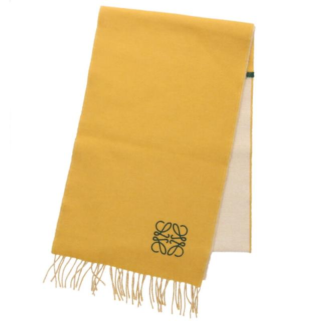 ロエベ  アナグラム刺繍マフラー 中古 BS99