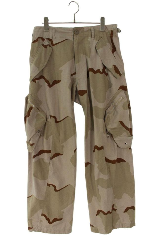 ネヴァーフォゲット サイズ:1  25SS  NF251P03 Dツイステッドカモフラカーゴロングパンツ 中古 BS99
