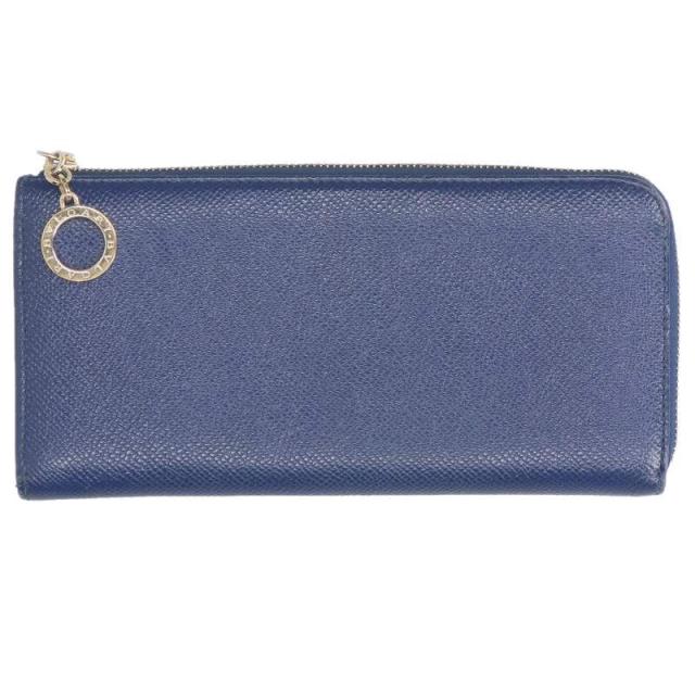 ブルガリ   ビーゼロワン ラウンドジップレザー長財布 中古 BS99