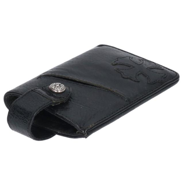 クロムハーツ   THE WAY I WALK CHプラスパッチレザーカードケース 中古 SJ02 クロムハーツ THE WAY I WALK CHプラスパッチレザーカードケース 中古 SJ02