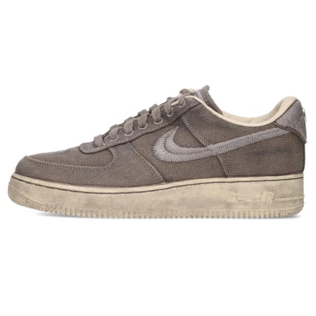 ナイキ  ステューシー サイズ:28cm  AIR FORCE 1 LOW LOOKOUT & WONDERLAND PARIS CZ9084-200 エアフォースワンロー後染めスニーカー 中古 BS99