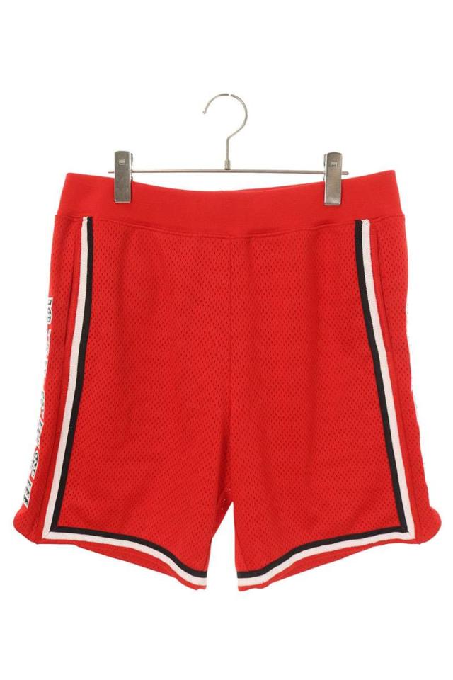 シュプリーム サイズ:S  19SS  Rhinestone Basketball Short ラインストーンロゴバスケットボールハーフパンツ 中古 BS99