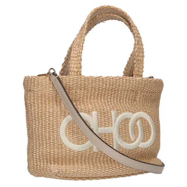 ジミーチュウ  ラフィア2wayハンドバッグ 中古 BS99