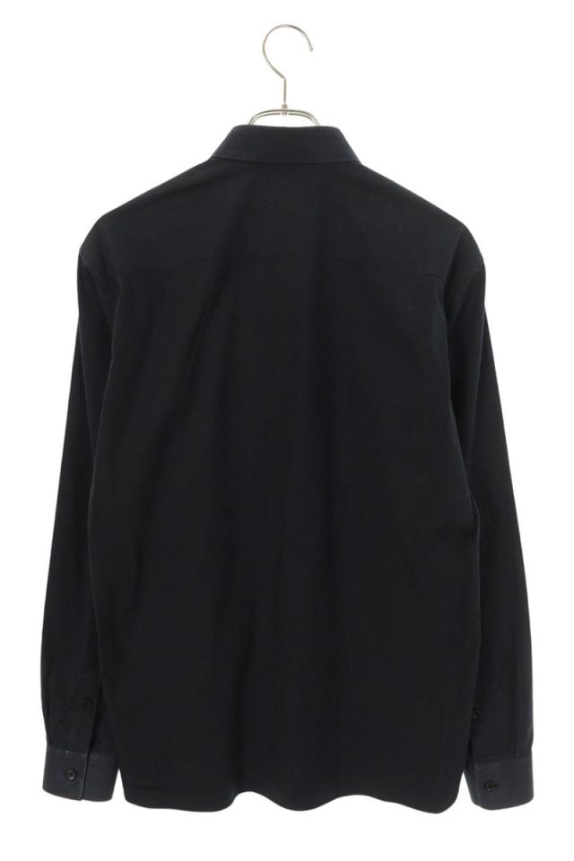 バーバリー サイズ:S 8071799 襟ノバチェックロゴ刺繍長袖シャツ 中古 BS99