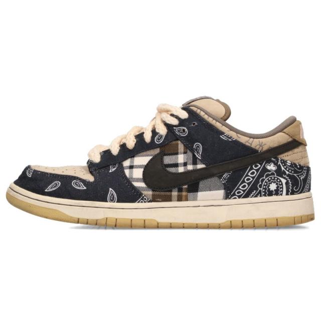 ナイキ  トラヴィススコット サイズ:29cm  SB DUNK LOW PRM QS TRAVIS SCOTT CACTUS JACK CT5053-001 ダンクロープレミアムカクタスジャックスニーカー 中古 BS99