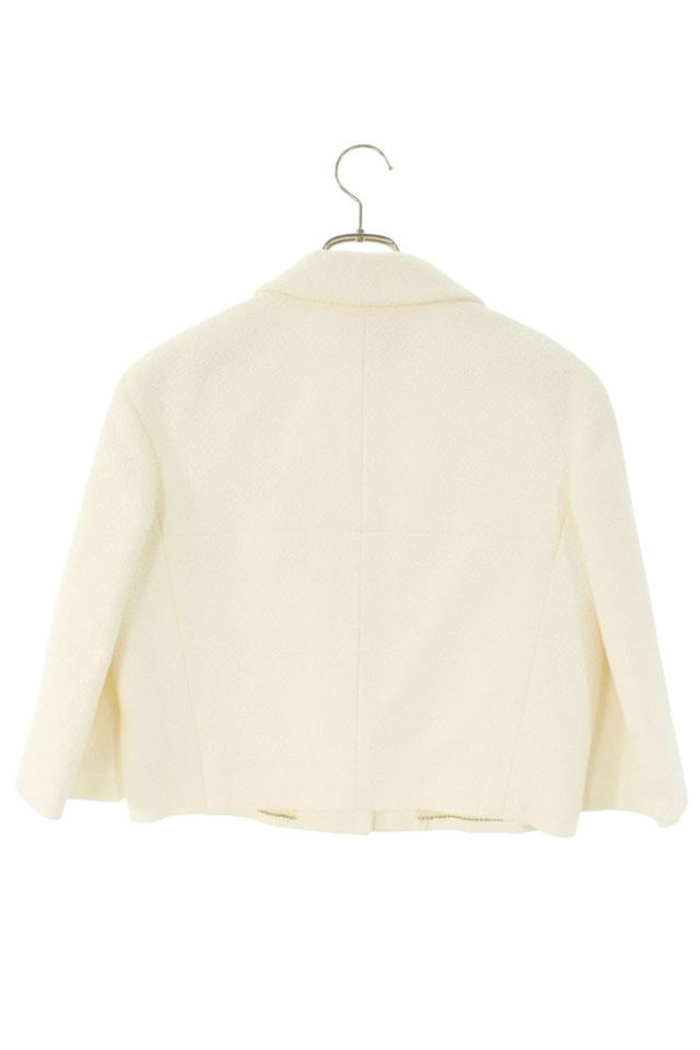 シャネル サイズ:42  P43652V31747 ココマークパールボタンジャケット 中古 BS99 シャネル サイズ:42 P43652V31747 ココマークパールボタンジャケット