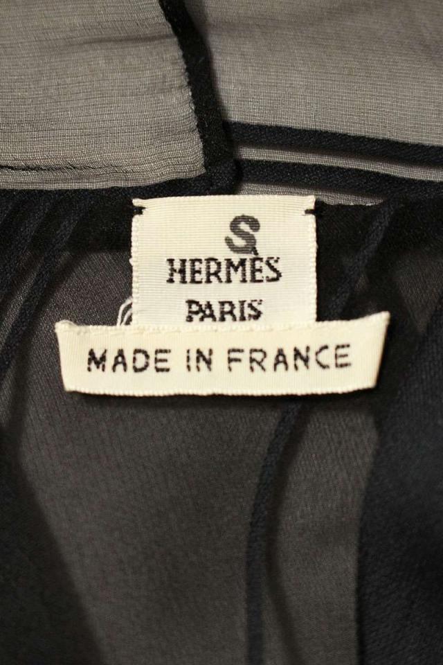 エルメス サイズ:42 コットンシルクノースリーブチェックノースリーブ