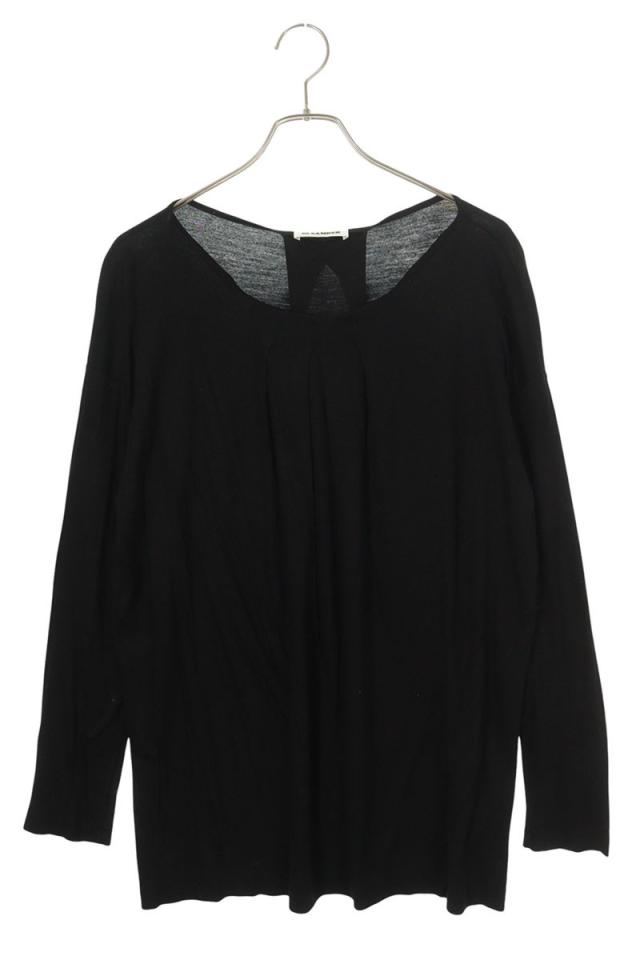 ジルサンダー サイズ:38 プリーツレーヨンシルク長袖カットソー 中古 BS99