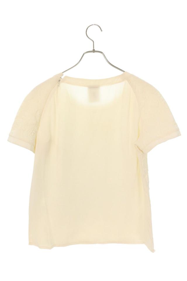 シャネル サイズ:42 P43073V12320 カメリアステッチトップス 中古 BS99